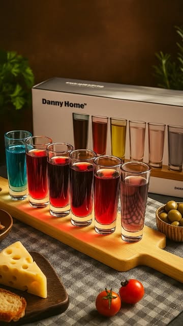 ست شات دنی هوم ۶ شات رنگی