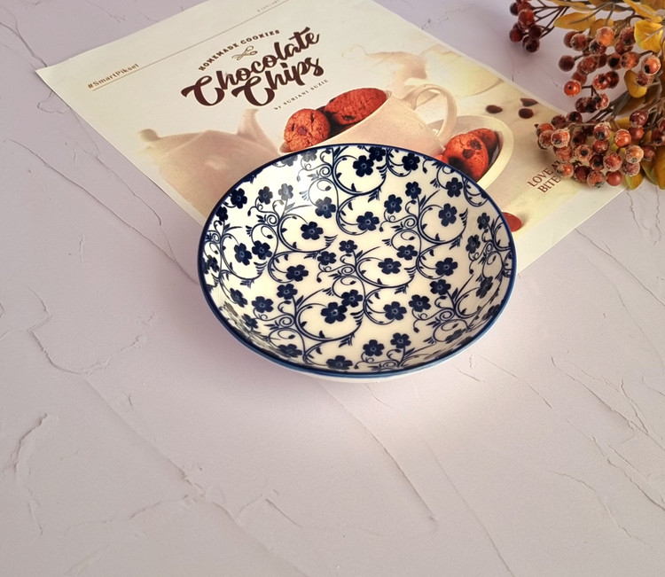 پیاله بستنی خوری،سوپ خوری گل آبی برند دنی هوم