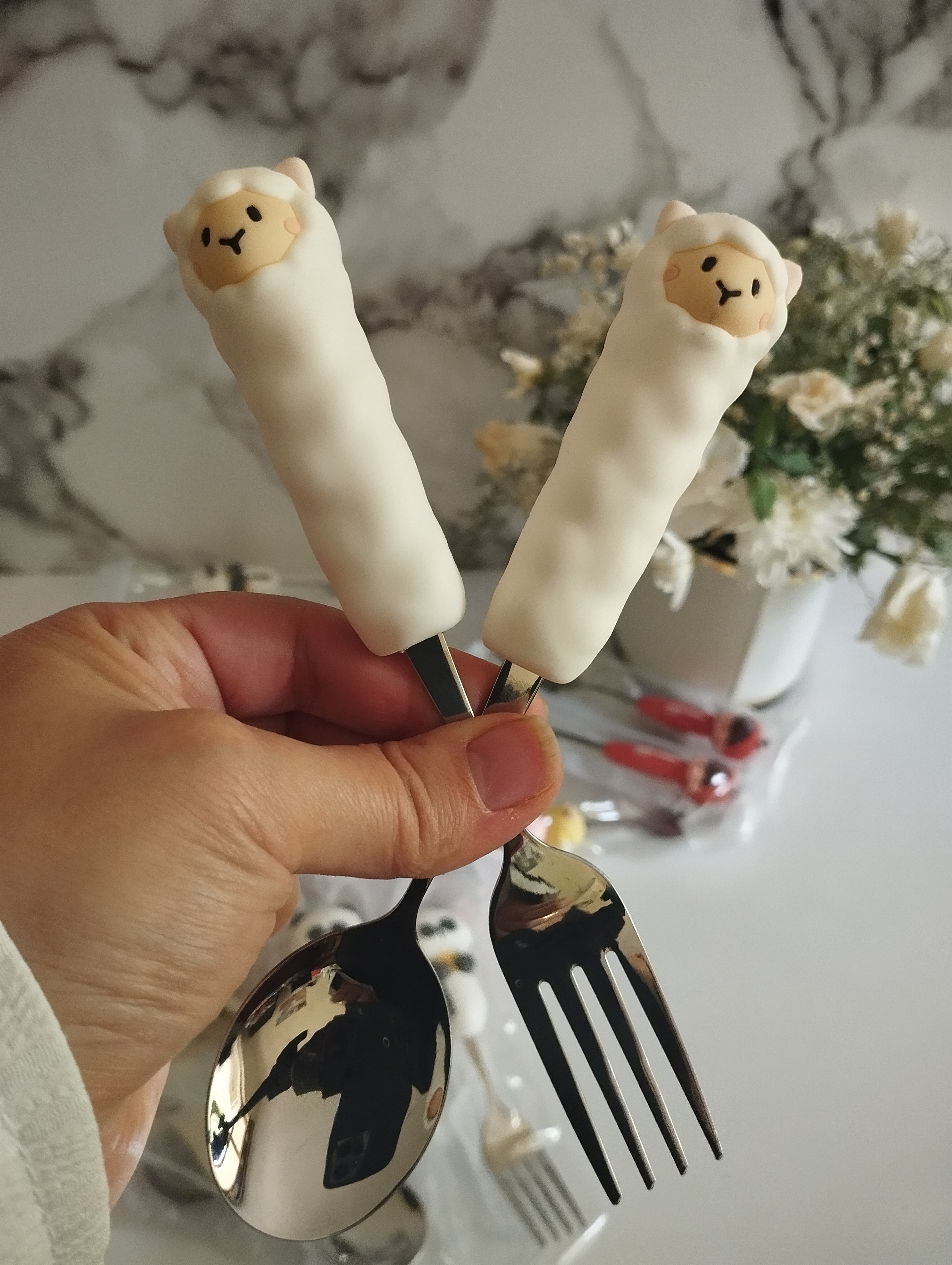 قاشق چنگال عروسکی